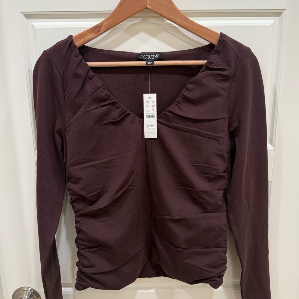 J. Crew Women's Cocoa Berry Top